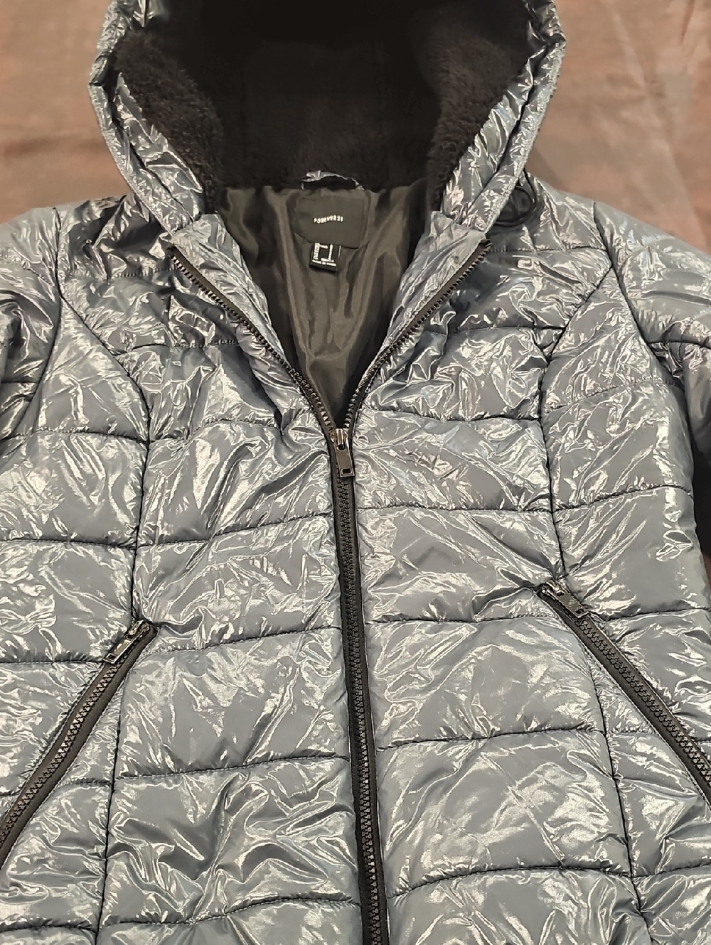 Black And Grey Forever 21 Jacket - Picture 7 of 9